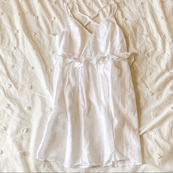 BCBGeneration white flowy summer dress - Picture 5 of 9